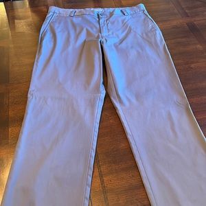 Men’s Nike Golf Flat Front Gray Dri-Fit Golf Pant 34x34